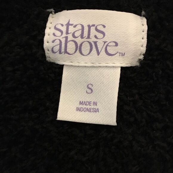 Stars Above Super Soft Fuzzy V Neck Crop Sweater - Picture 4 of 7